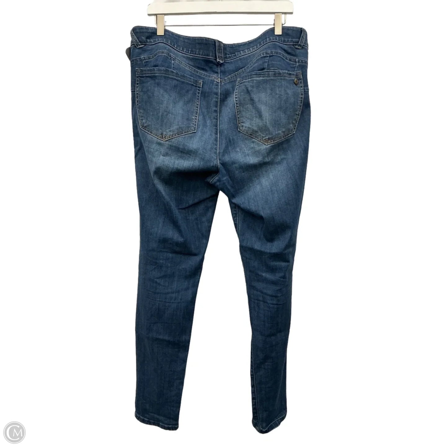 Jeans Skinny By Democracy In Blue Denim, Size: 16