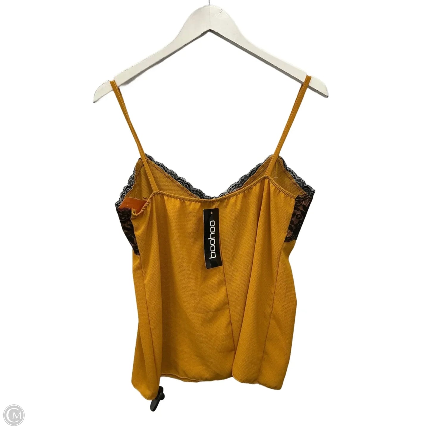 Top Cami By Boohoo Boutique In Yellow, Size: L