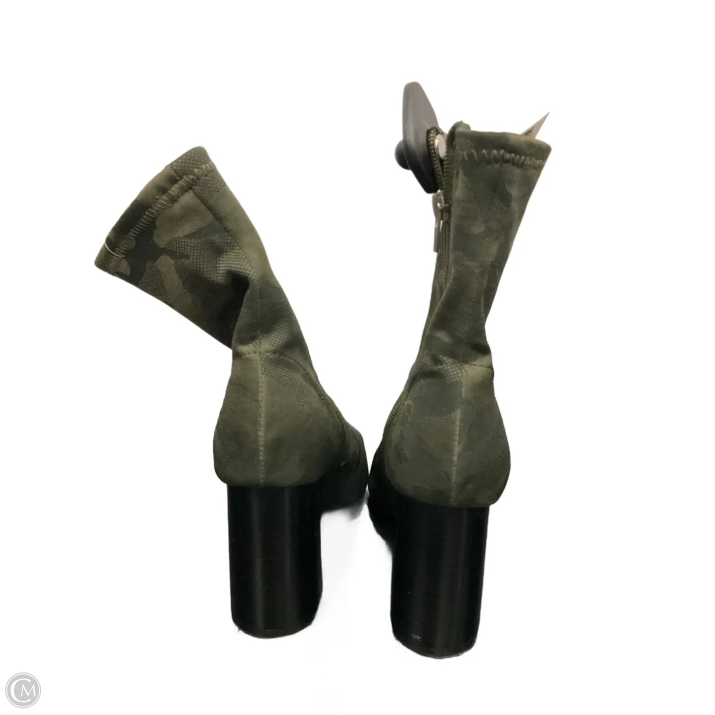 Boots Ankle Heels By Jeffrey Campbell In Camouflage Print, Size: 6.5