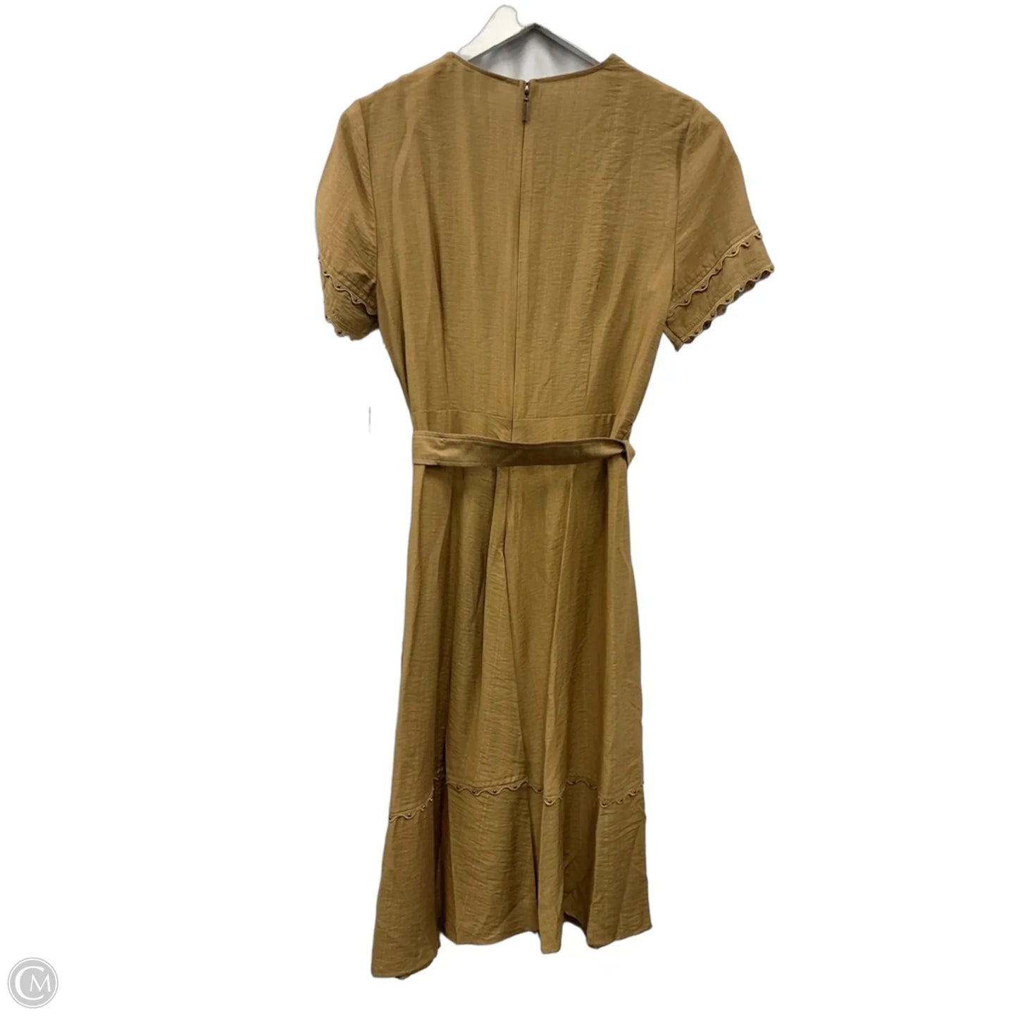 Dress Designer By Karl Lagerfeld In Tan, Size: S