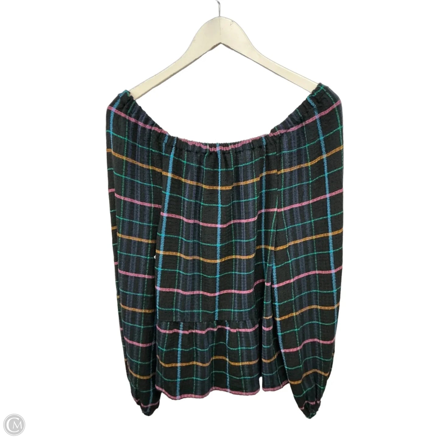 Top Long Sleeve By Loft In Black, Size: M