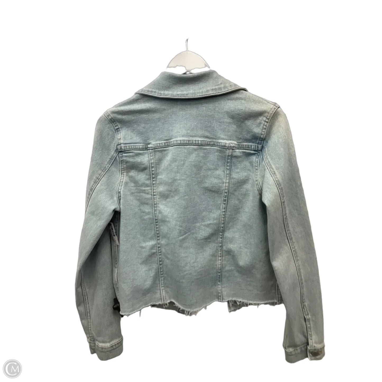 Jacket Denim By Clothes Mentor In Blue Denim, Size: M