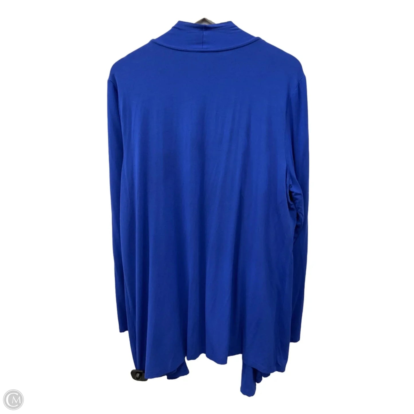 Cardigan By Karen Scott In Blue, Size: Xl