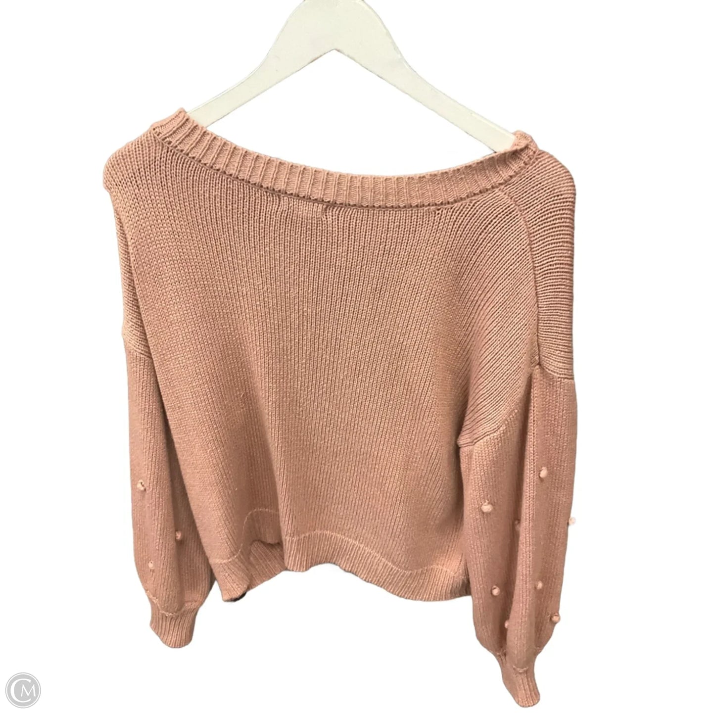 Sweater By Blu Pepper In Pink, Size: L