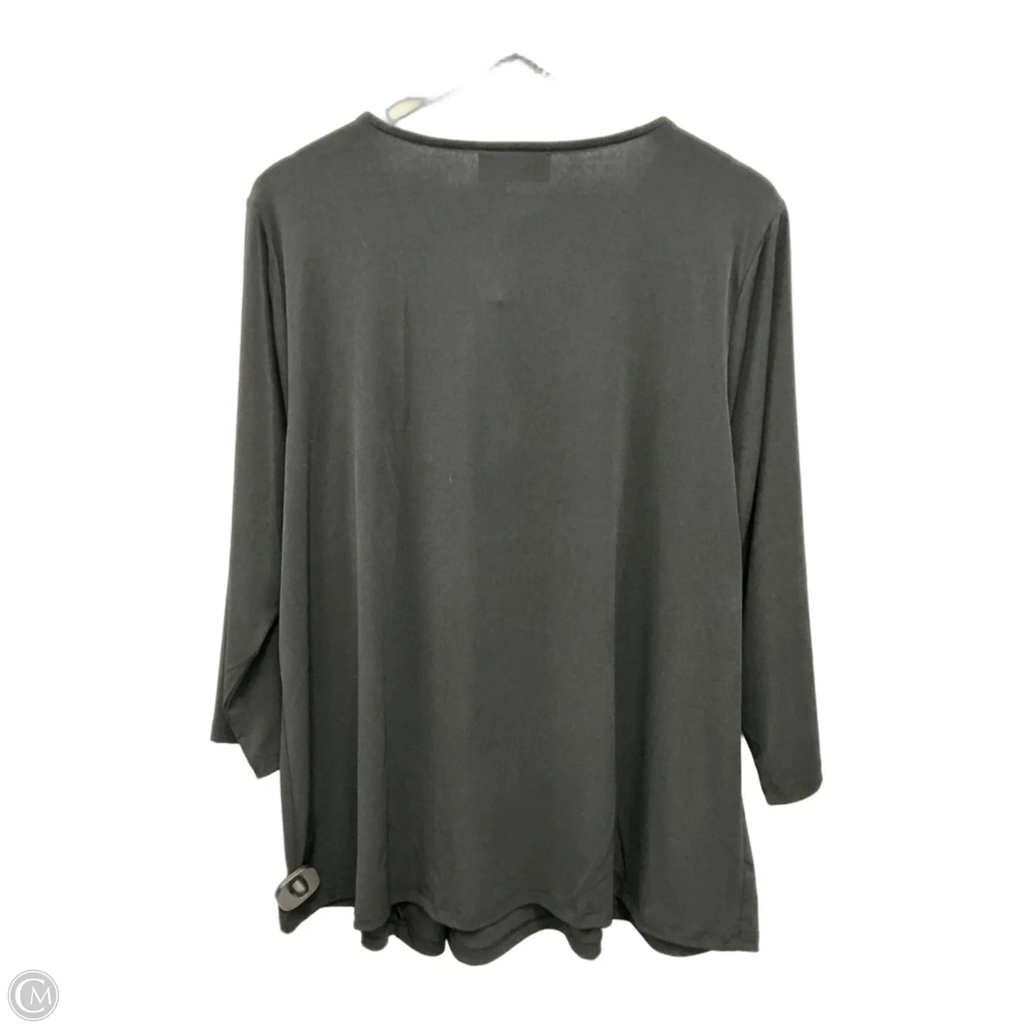 Top 3/4 Sleeve By Lane Bryant In Black, Size: 1x