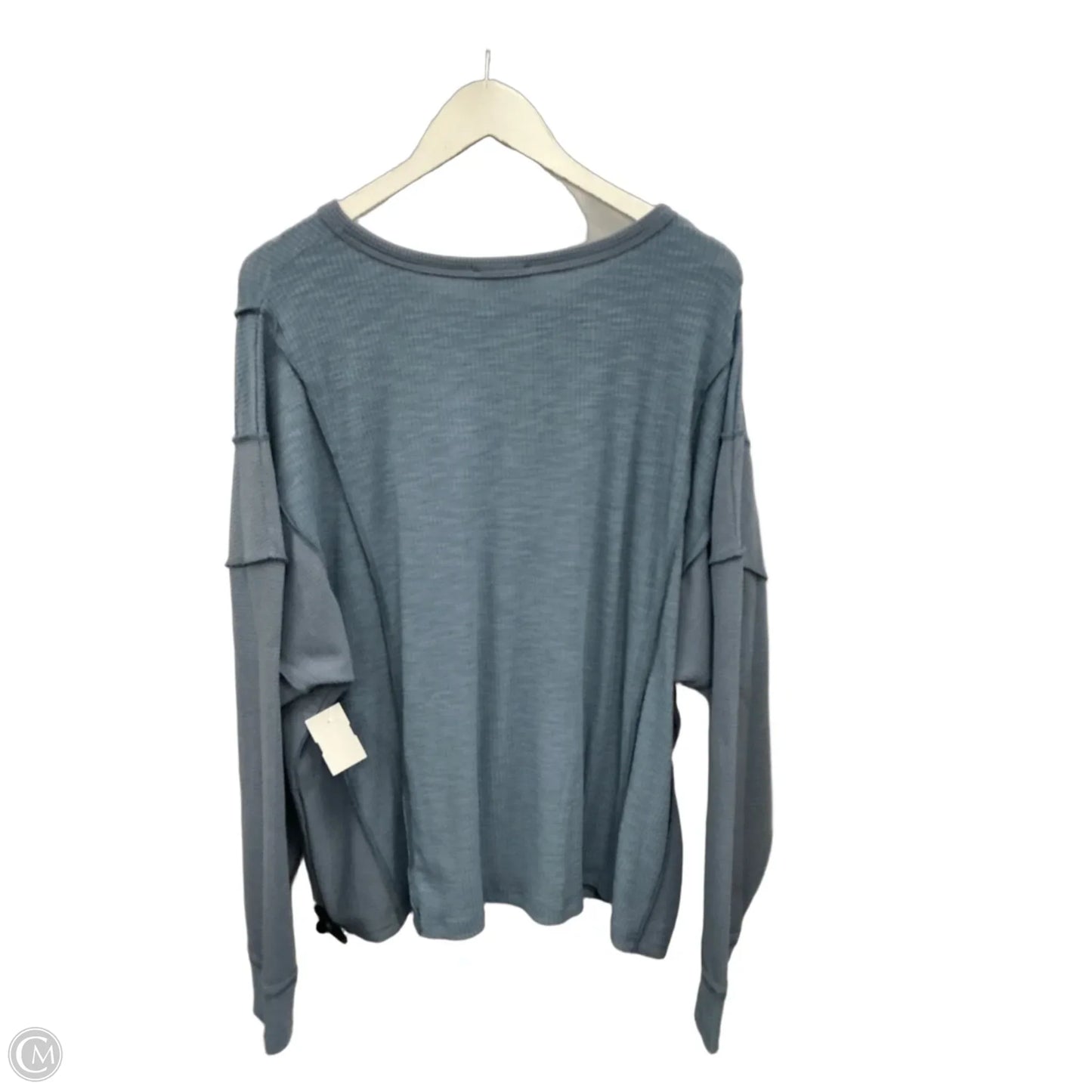 Top Long Sleeve By Heyson In Blue, Size: 2x
