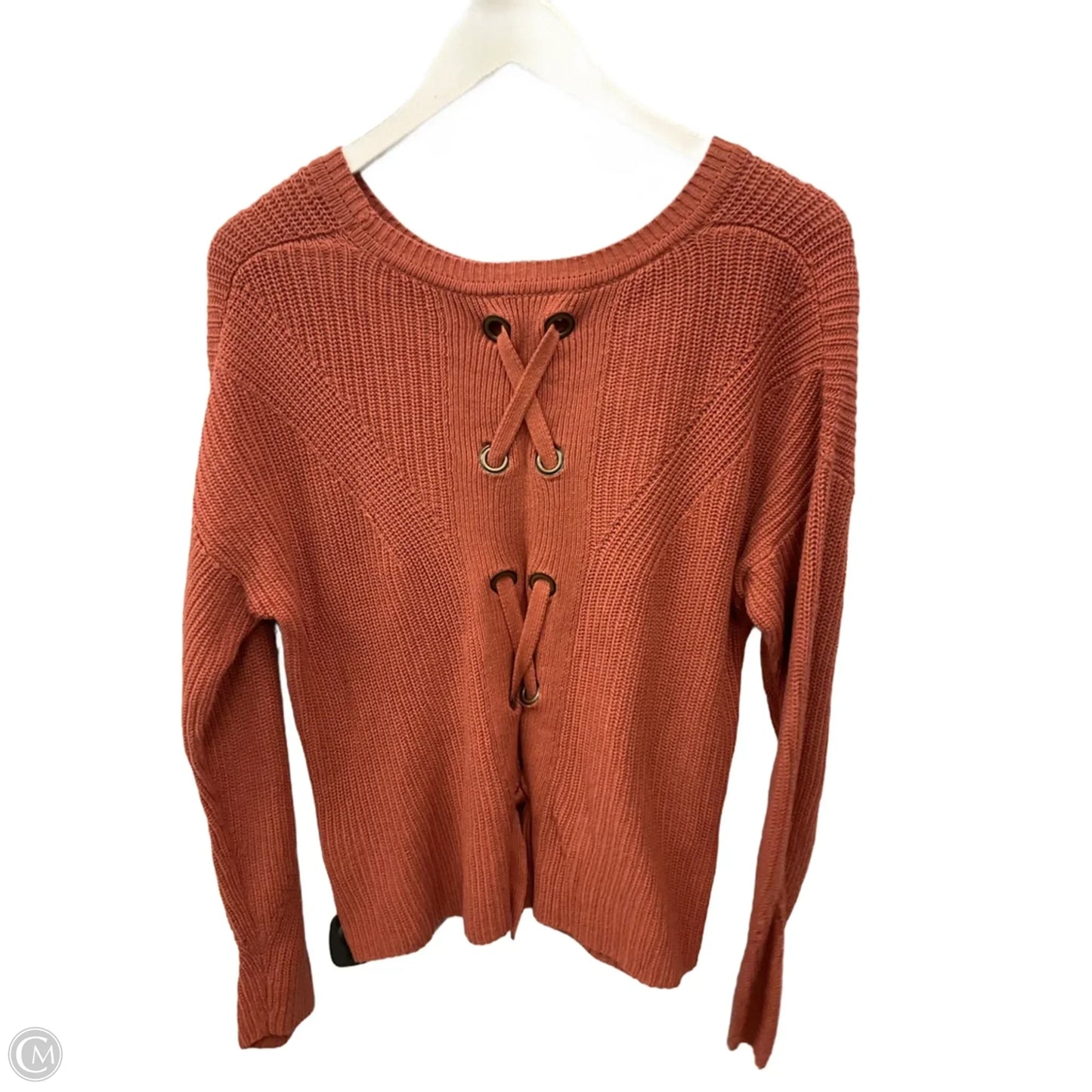 Sweater By Lucky Brand In Orange, Size: S