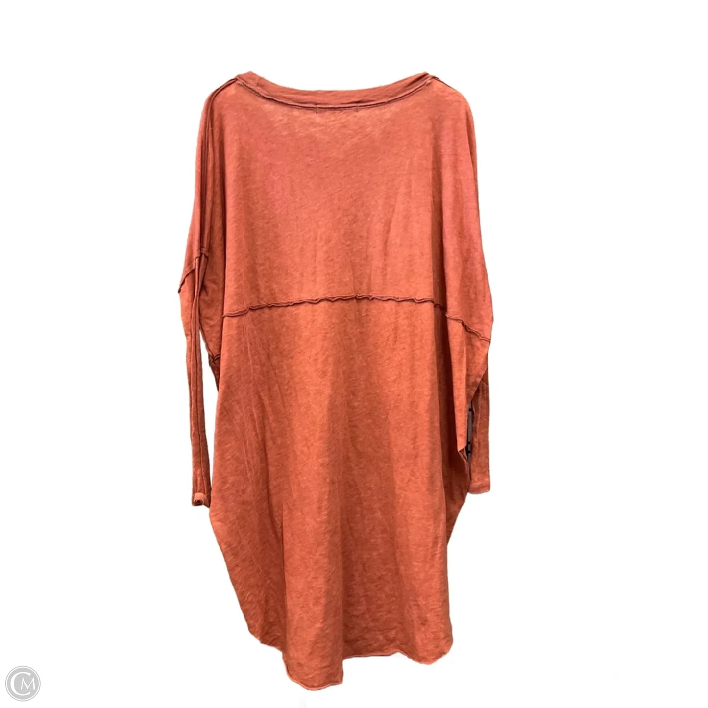 Tunic Long Sleeve By We The Free In Orange, Size: M