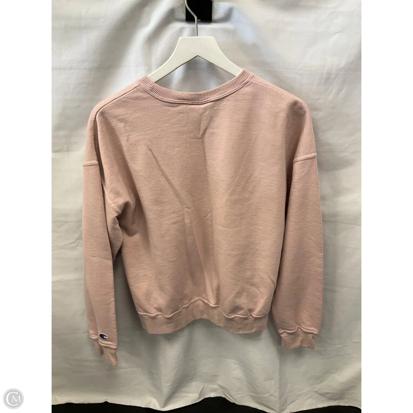 Sweatshirt Crewneck By Champion In Pink, Size: M