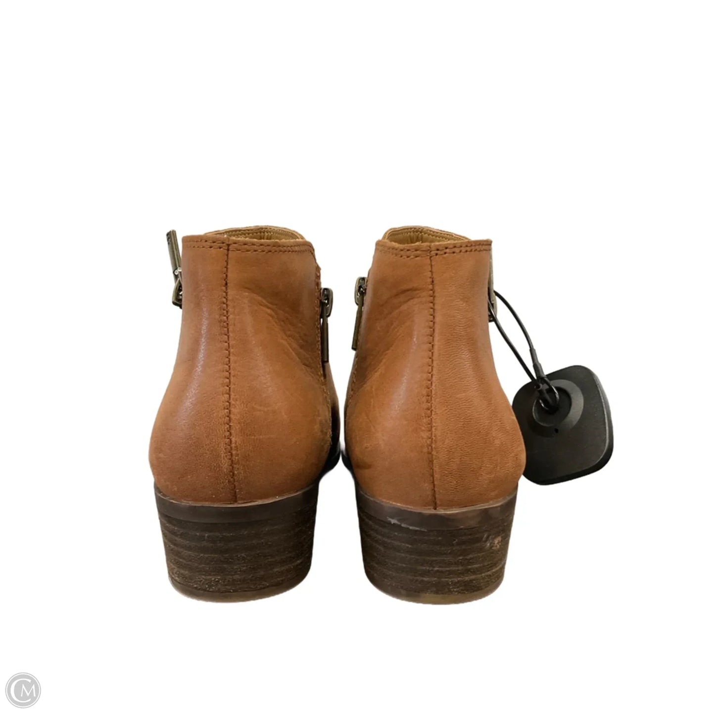 Boots Ankle Heels By Lucky Brand In Tan, Size: 9
