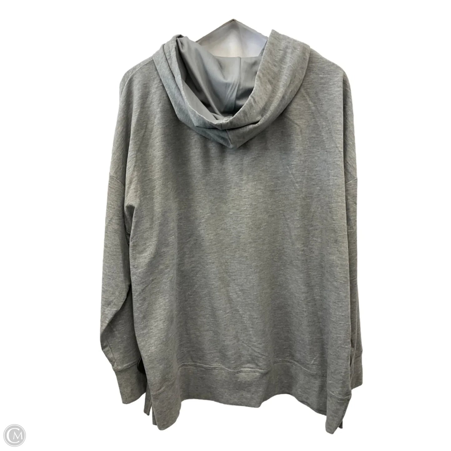 Athletic Sweatshirt Hoodie By Athletic Works In Grey, Size: Xxl