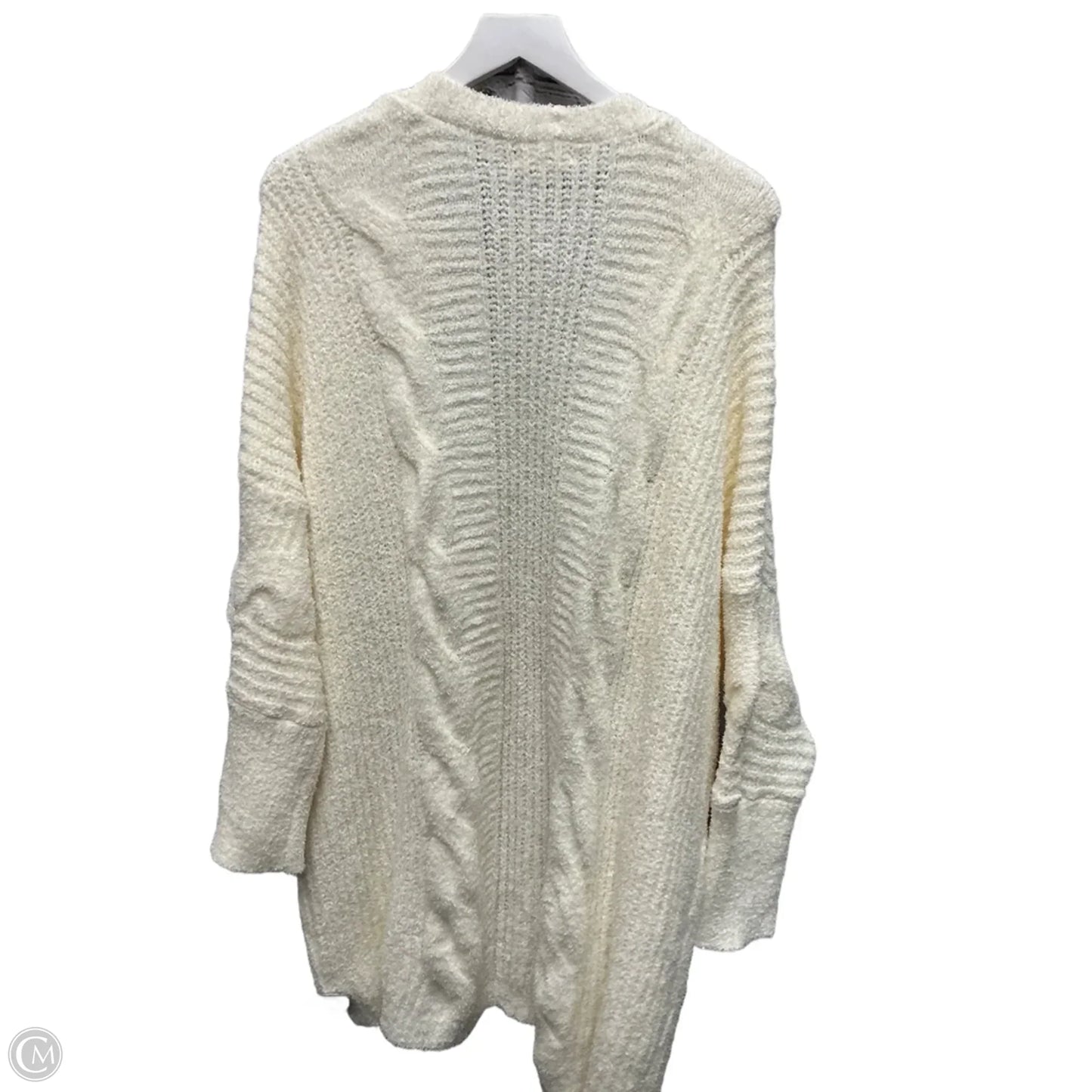 Sweater Cardigan By Maurices In Cream, Size: 2x