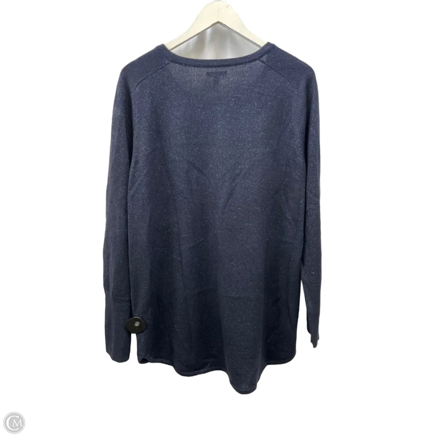 Top Long Sleeve By Apt 9 In Blue, Size: Xl