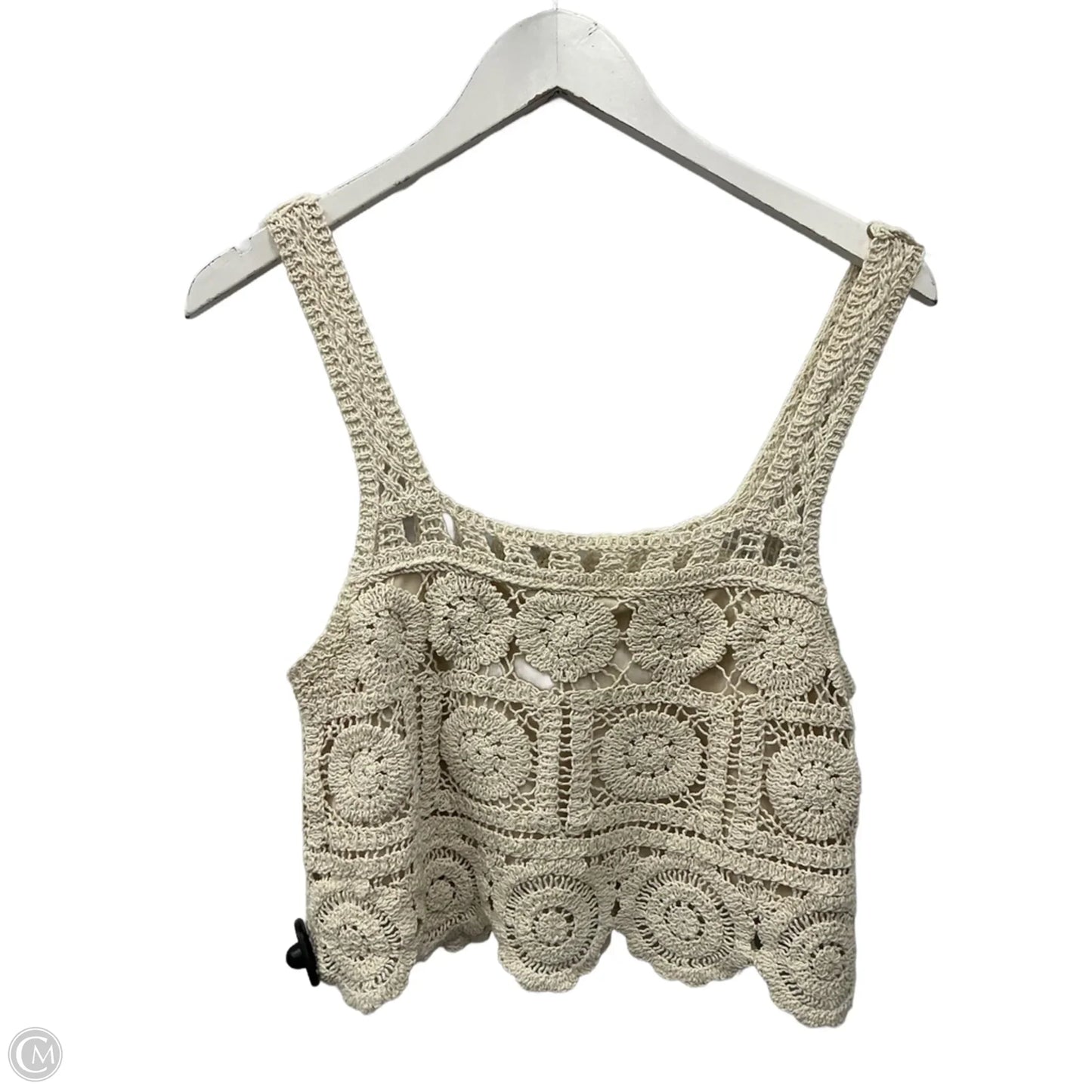 Top Sleeveless By Rebellion In Beige, Size: Xs