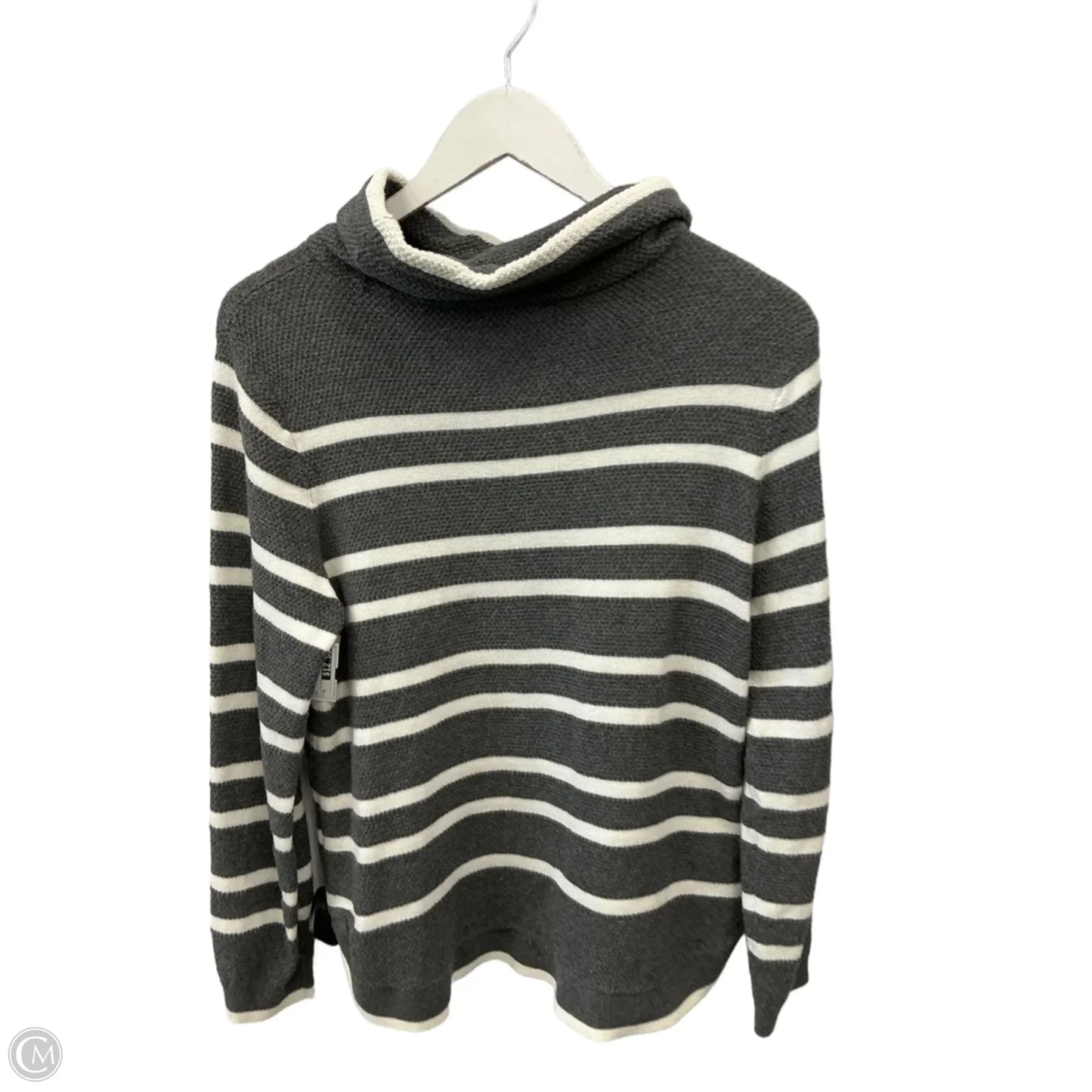 Top Long Sleeve By Tommy Hilfiger In Grey, Size: M