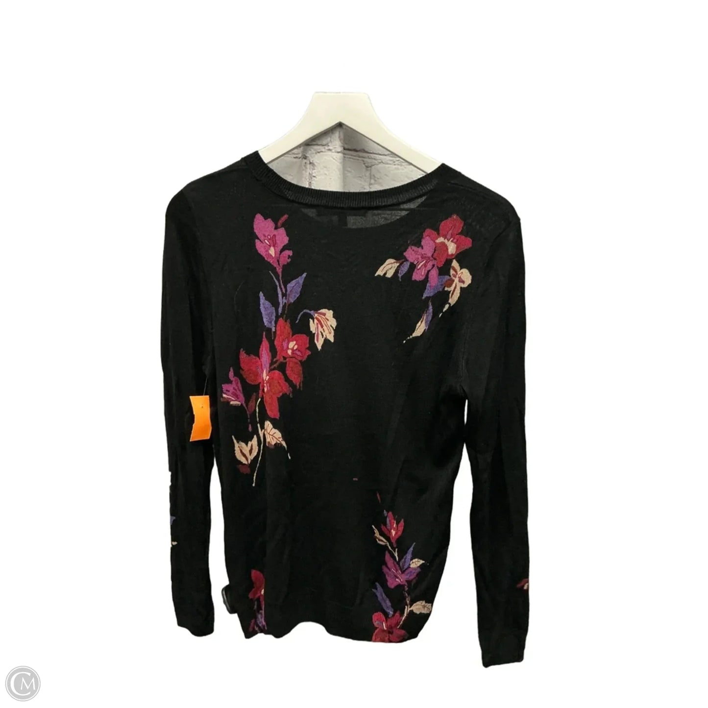 Top Long Sleeve By Daniel Rainn In Black, Size: M