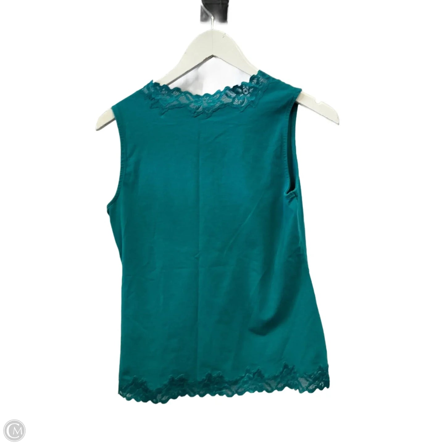Top Sleeveless By Coldwater Creek In Teal, Size: S