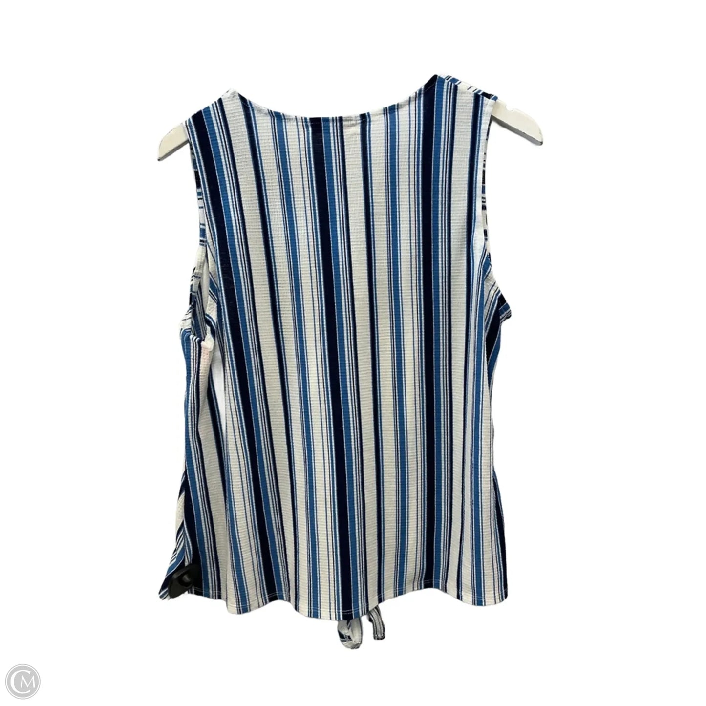 Top Sleeveless By Clothes Mentor In Blue, Size: L