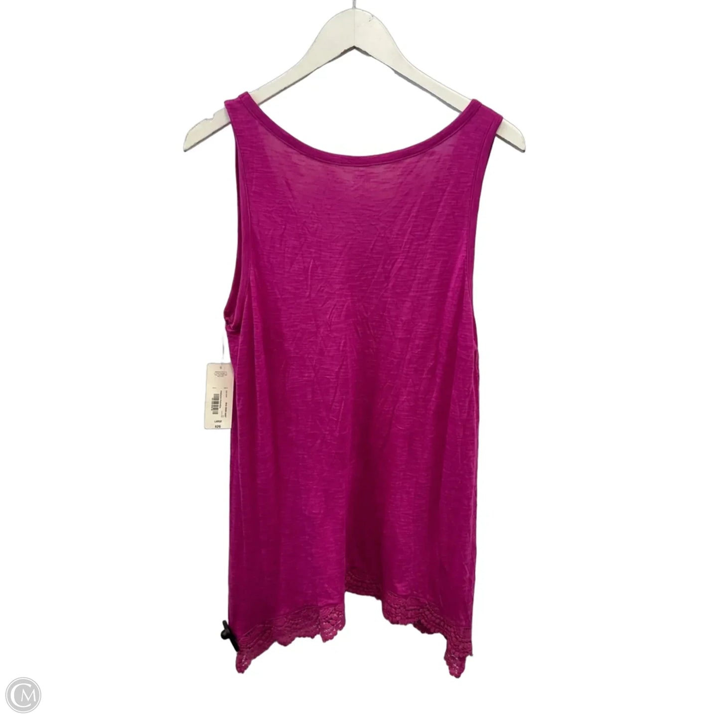 Top Sleeveless By Ana In Purple, Size: L