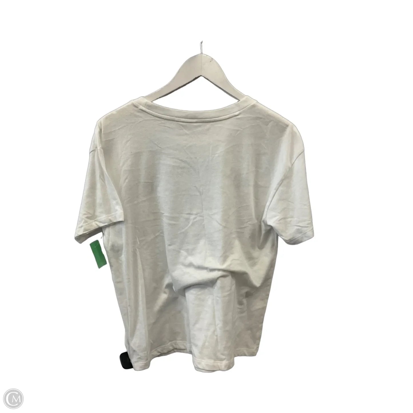 Top Short Sleeve By Gap In White, Size: M