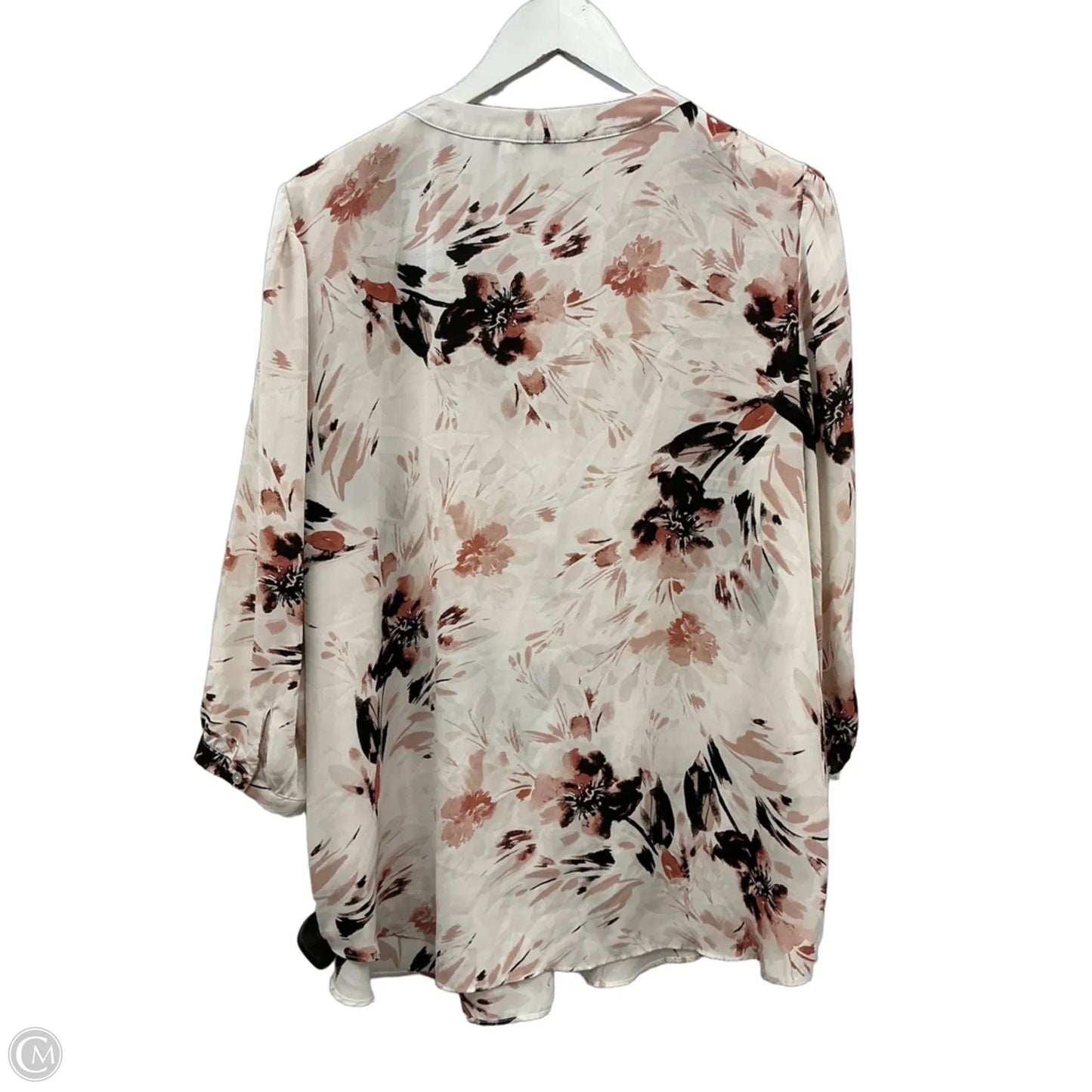 Top Short Sleeve By Rose And Olive In Pink, Size: 1x