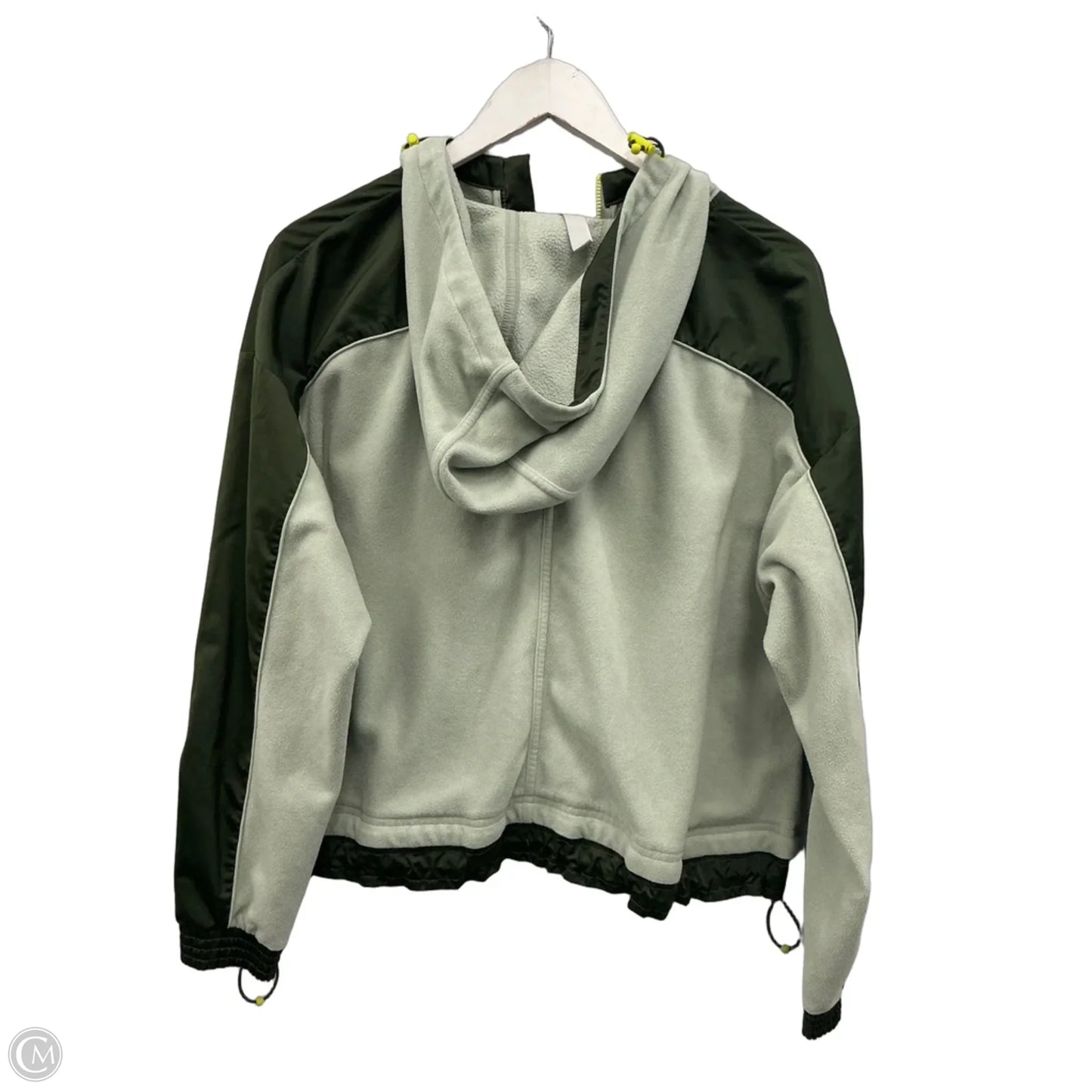 Athletic Top Long Sleeve Hoodie By Athleta In Green, Size: S