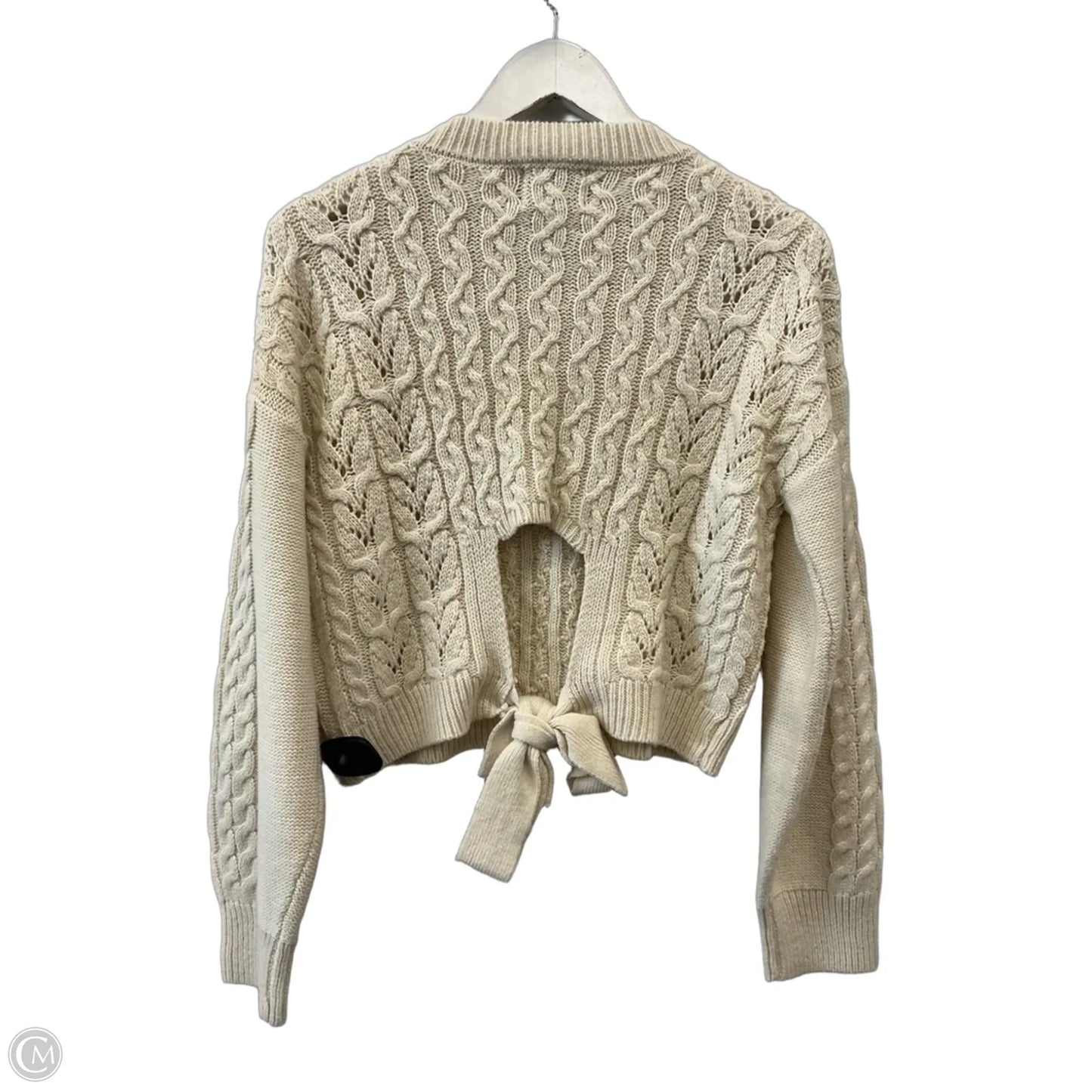 Sweater By Pink Rose In Cream, Size: M