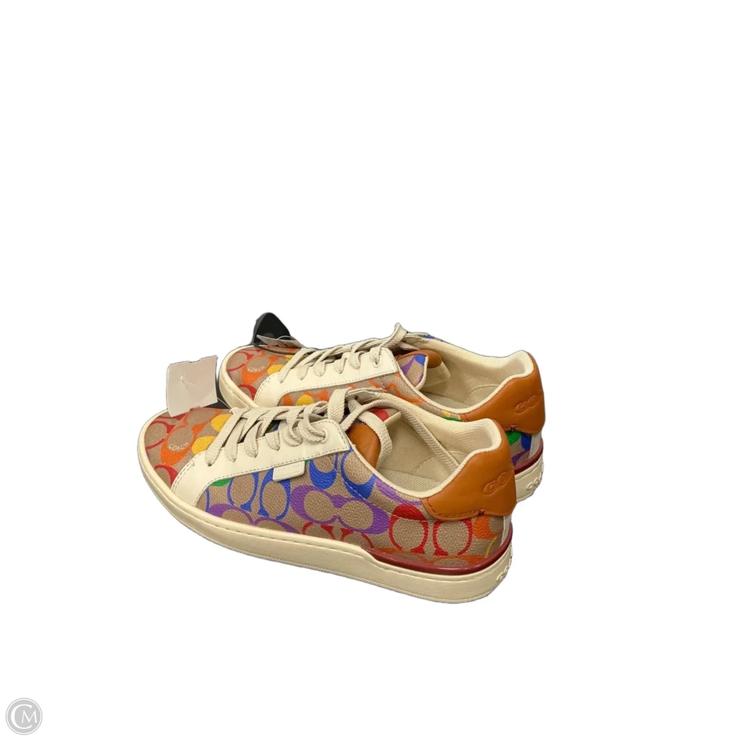 Shoes Designer By Coach In Rainbow Print, Size: 6