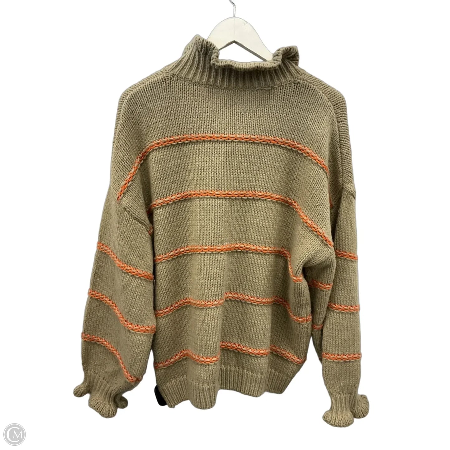 Sweater Cardigan By Clothes Mentor In Beige, Size: L