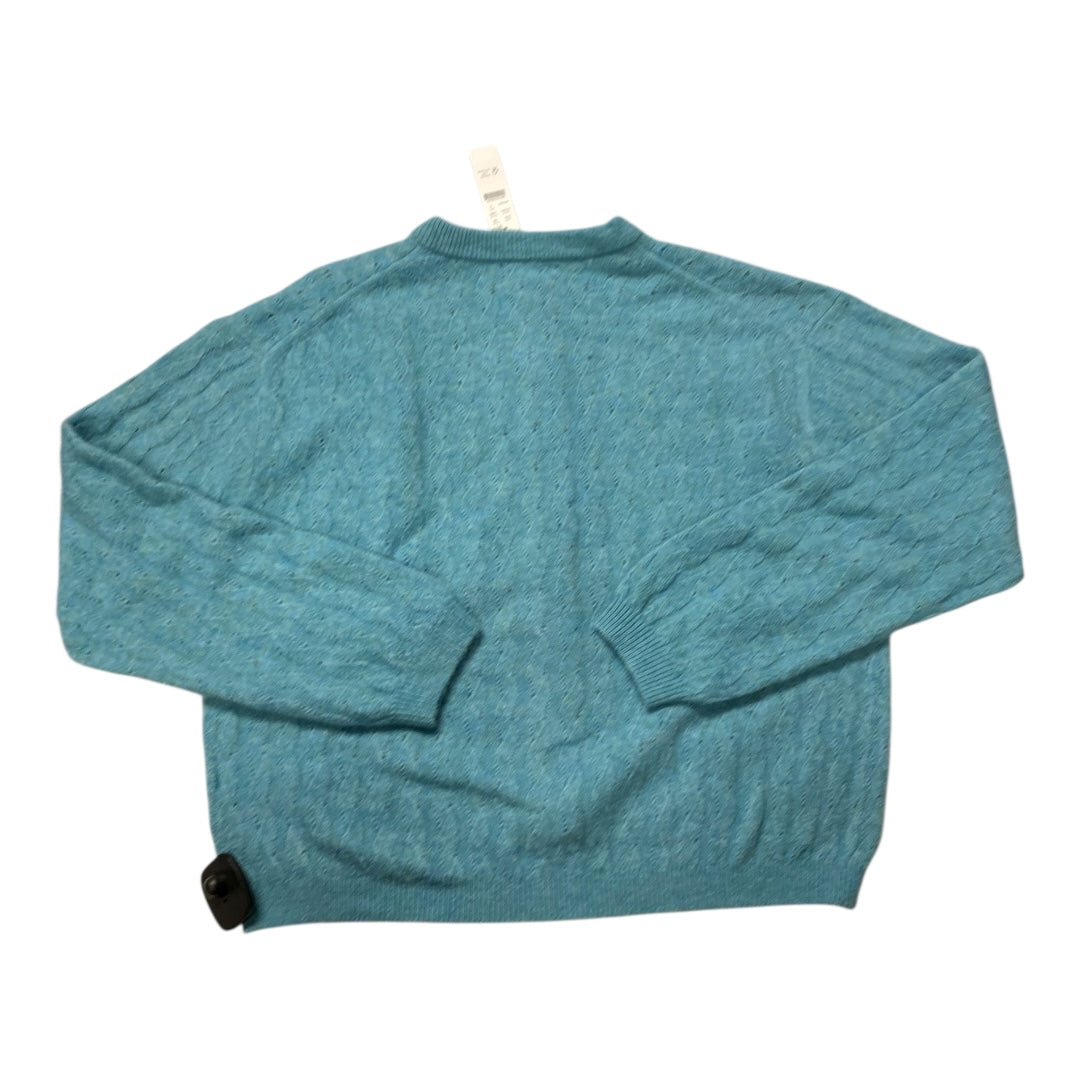 Sweater Cardigan By J. Crew In Blue, Size:S