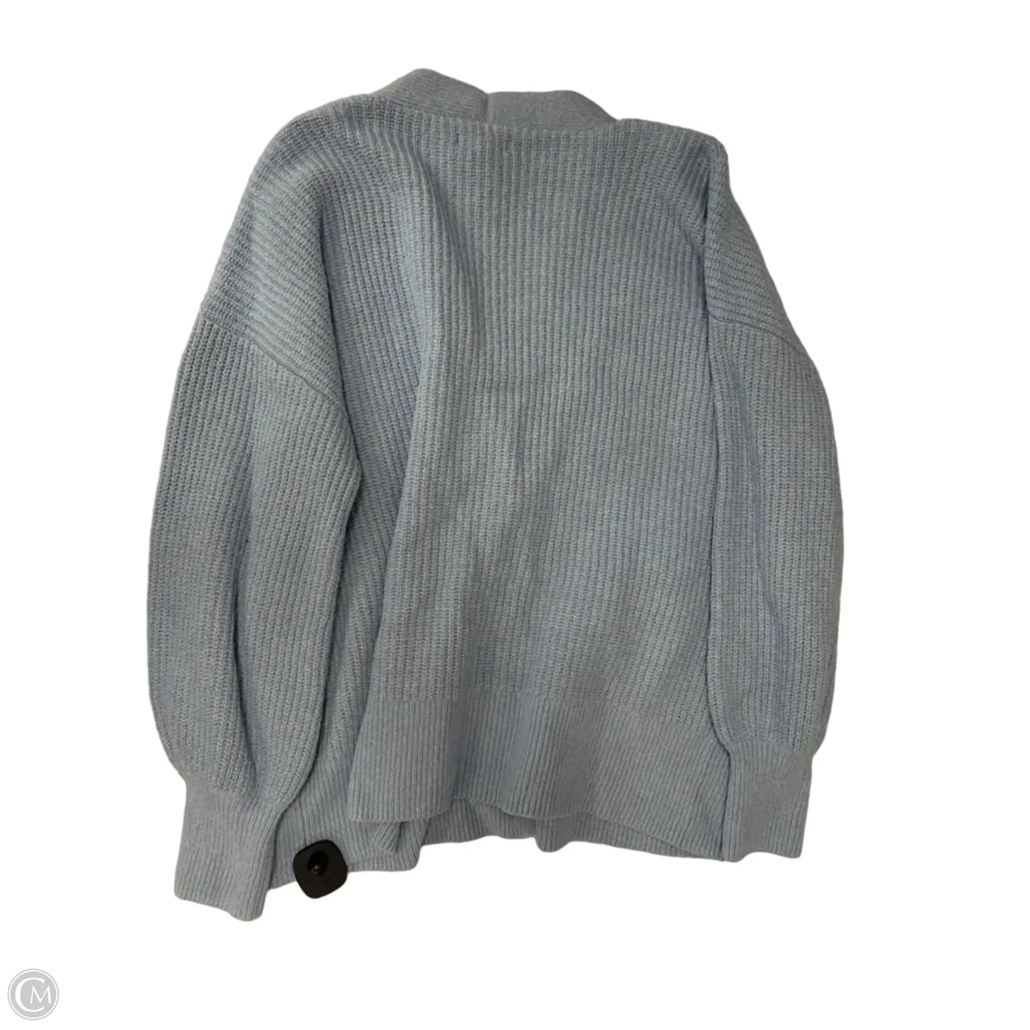 Sweater Cardigan By Nine West In Blue, Size: Xl