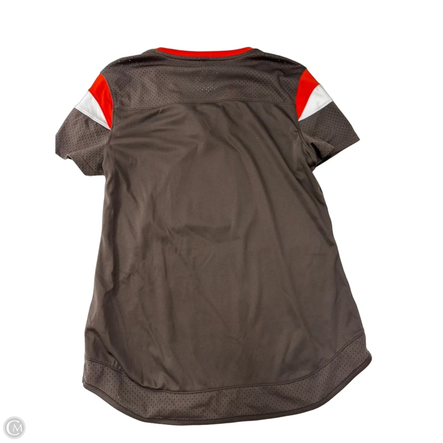 Athletic Top Short Sleeve By Clothes Mentor In Brown, Size: M