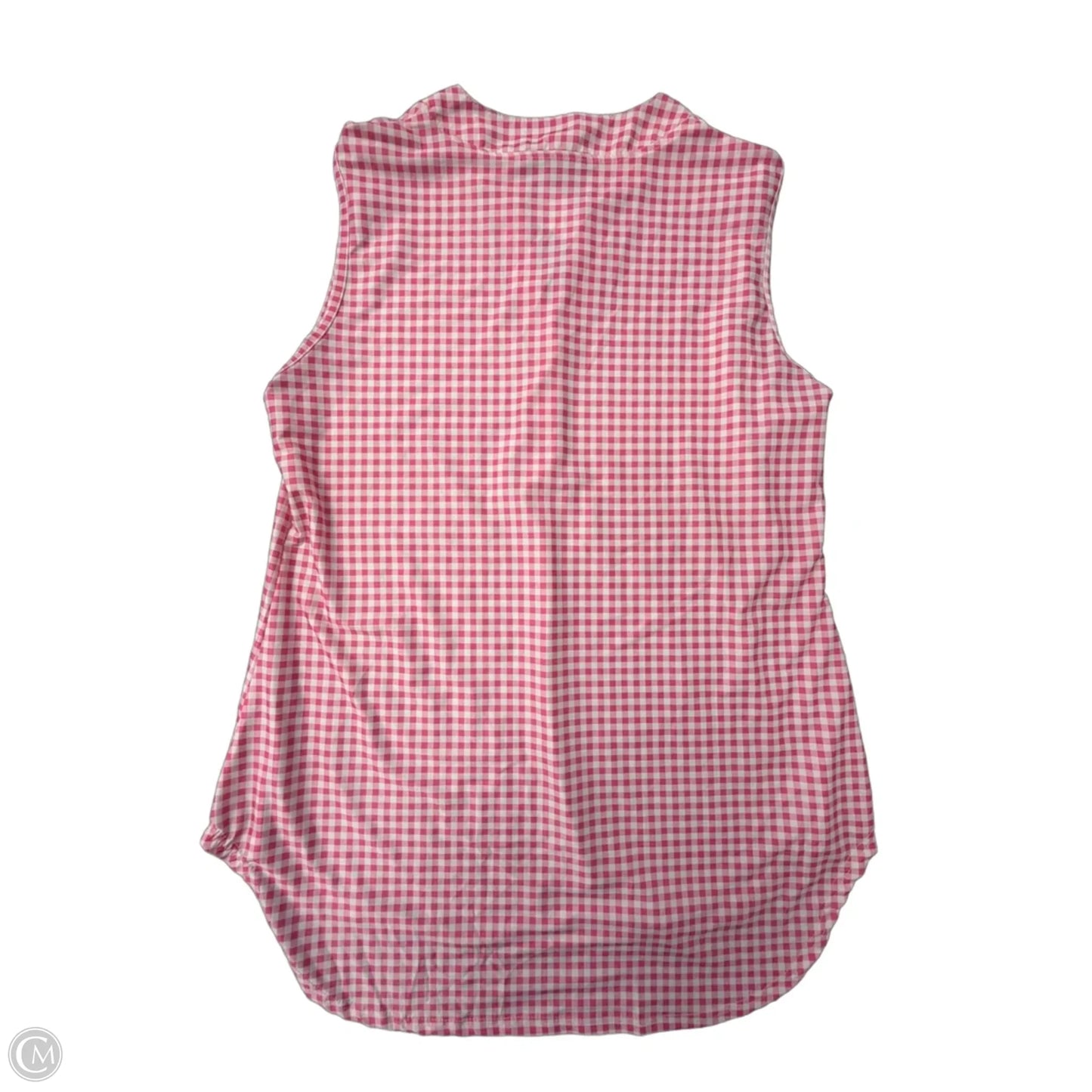 Top Sleeveless By Lily In Pink & White, Size: Xl