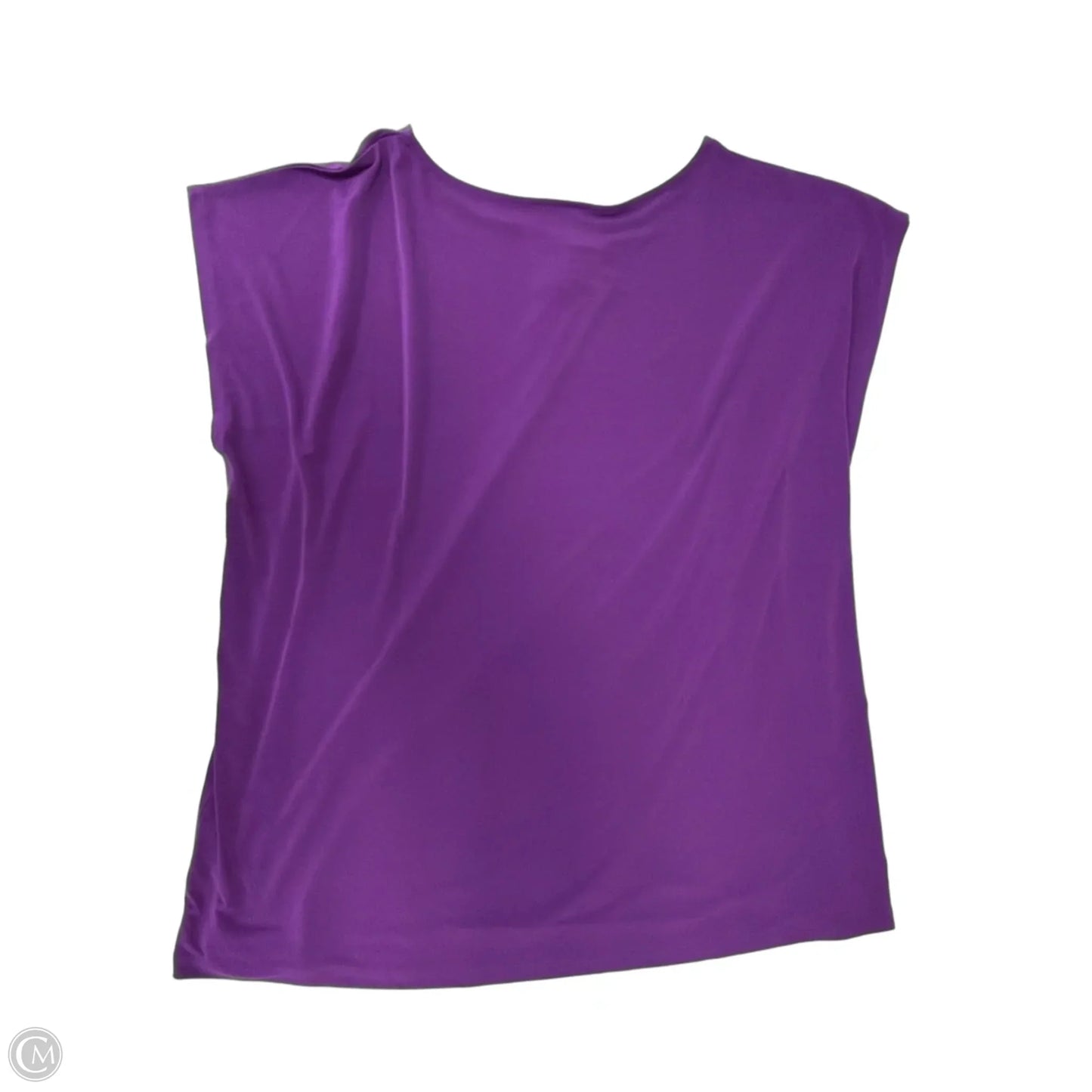 Top Short Sleeve By Susan Graver In Purple, Size: 2x