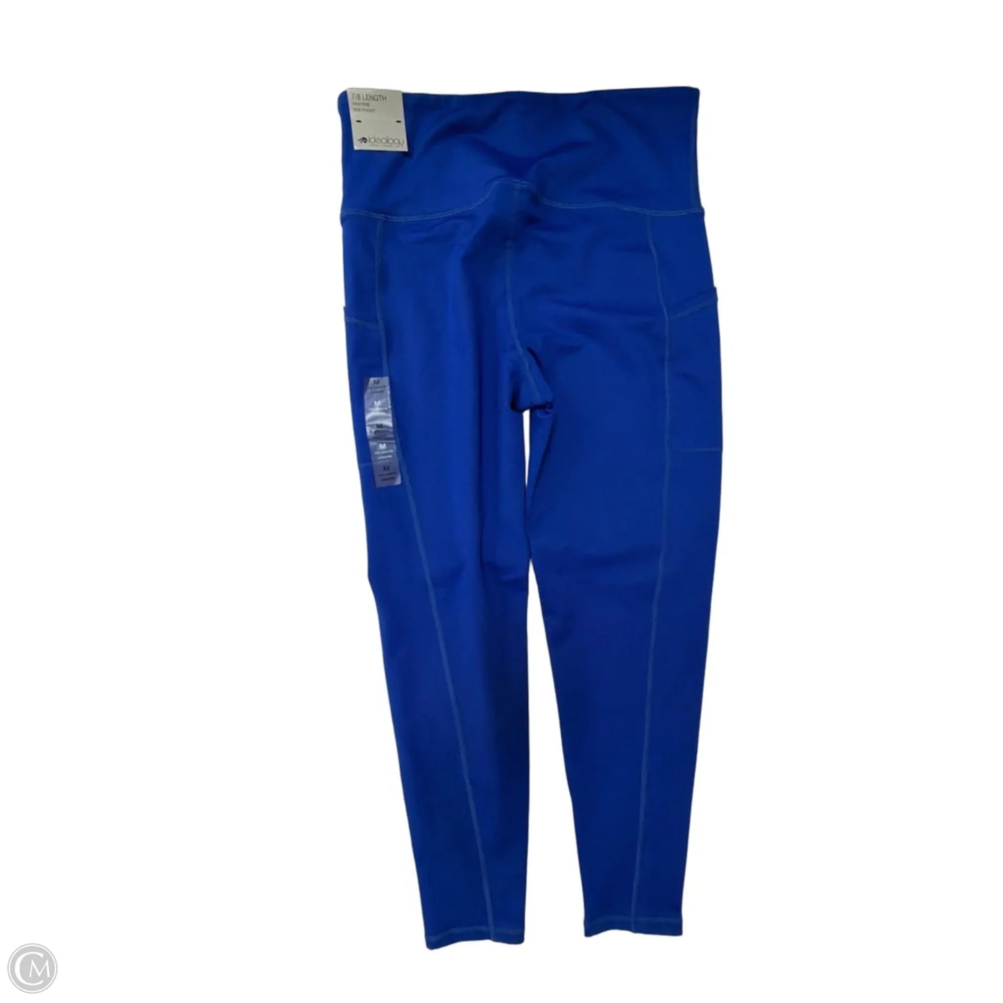 Athletic Leggings By Ideology In Blue, Size: M