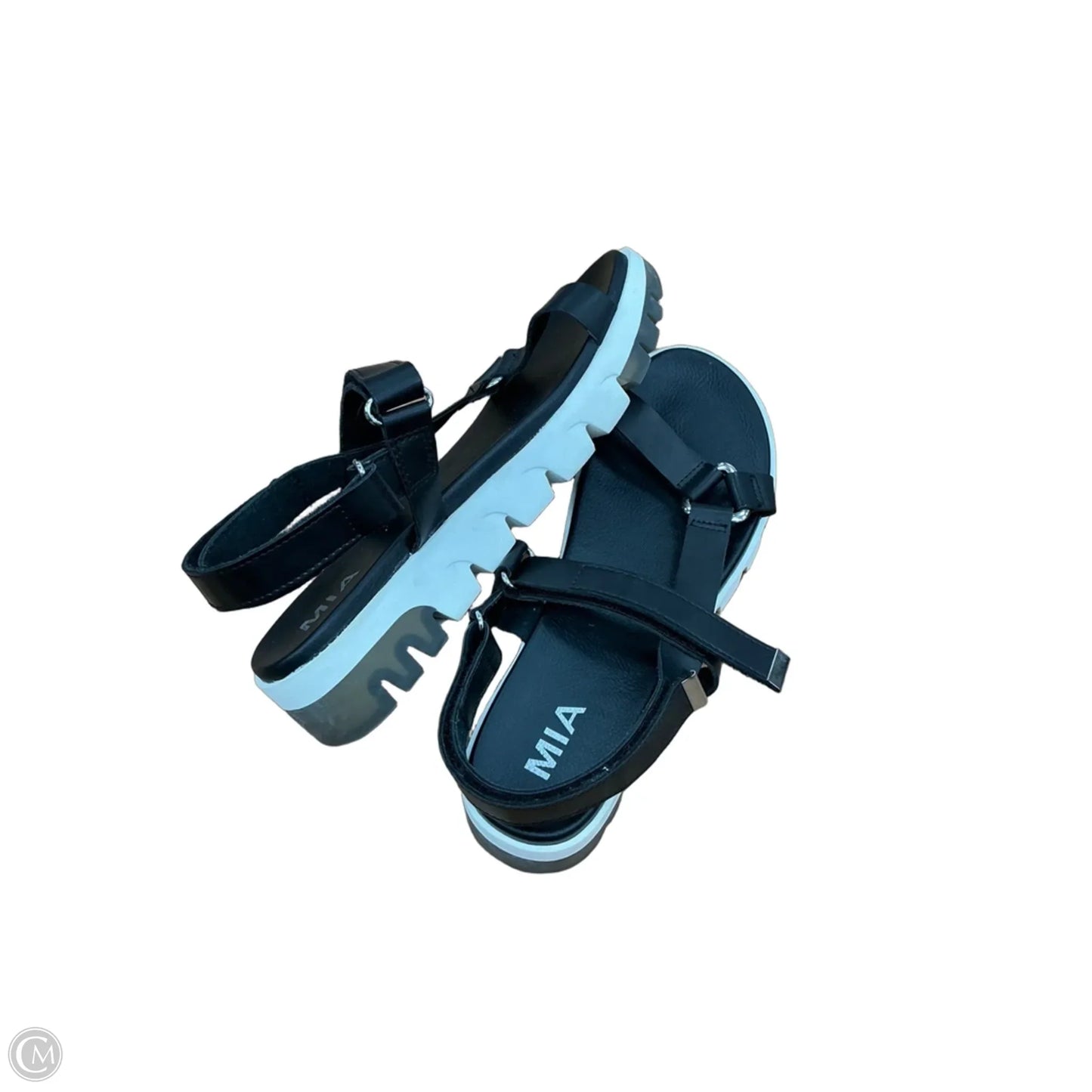 Sandals Flats By Mia In Black, Size: 6.5
