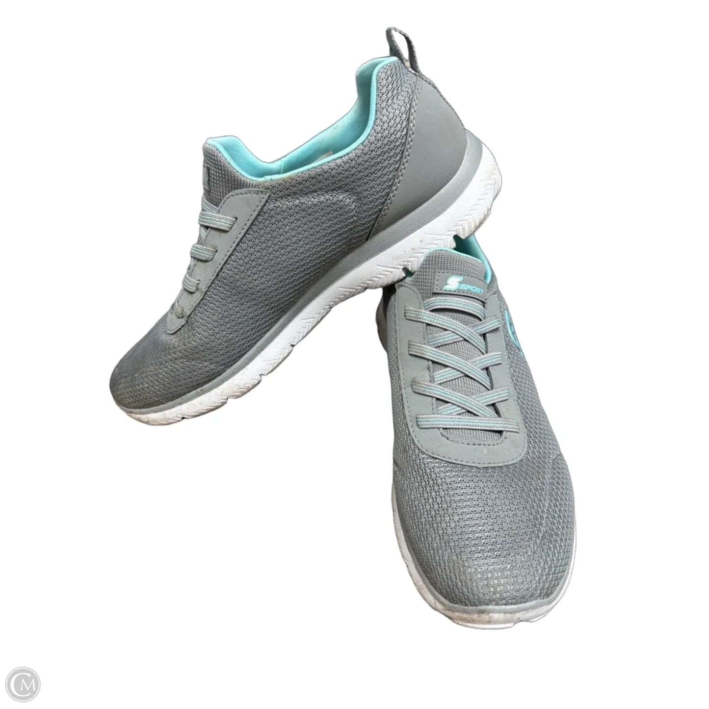Shoes Athletic By Skechers In Grey, Size: 10