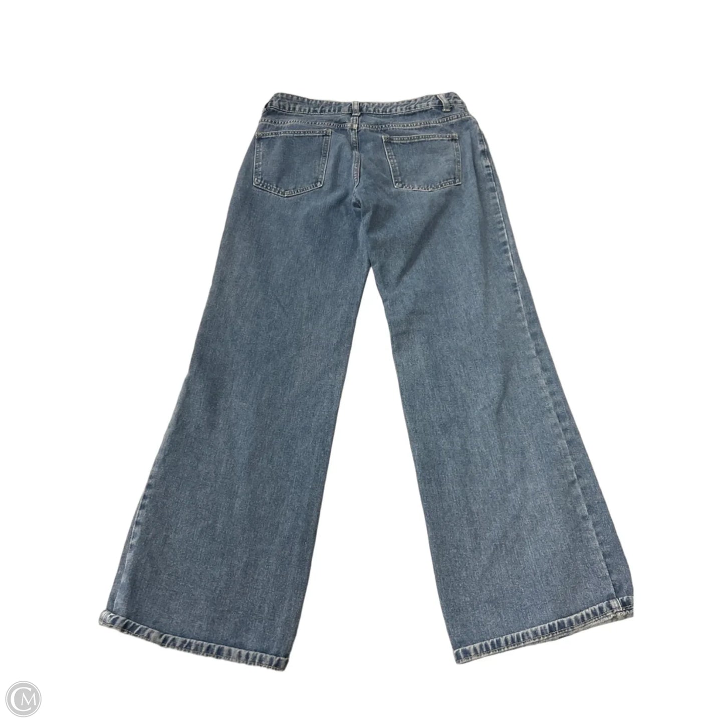 Jeans Wide Leg By Shein In Blue Denim, Size: 6
