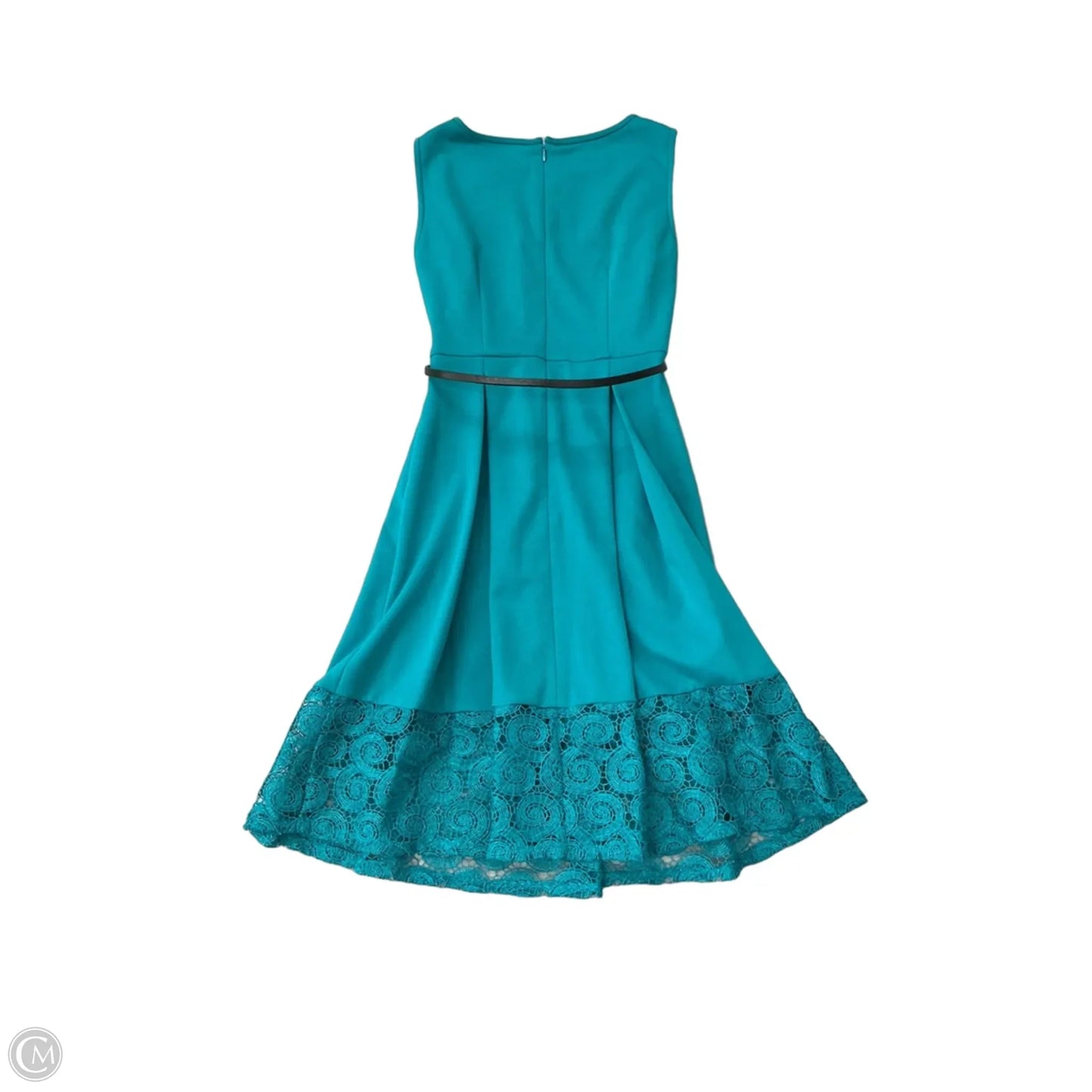 Dress Work By Calvin Klein In Teal, Size: Xs