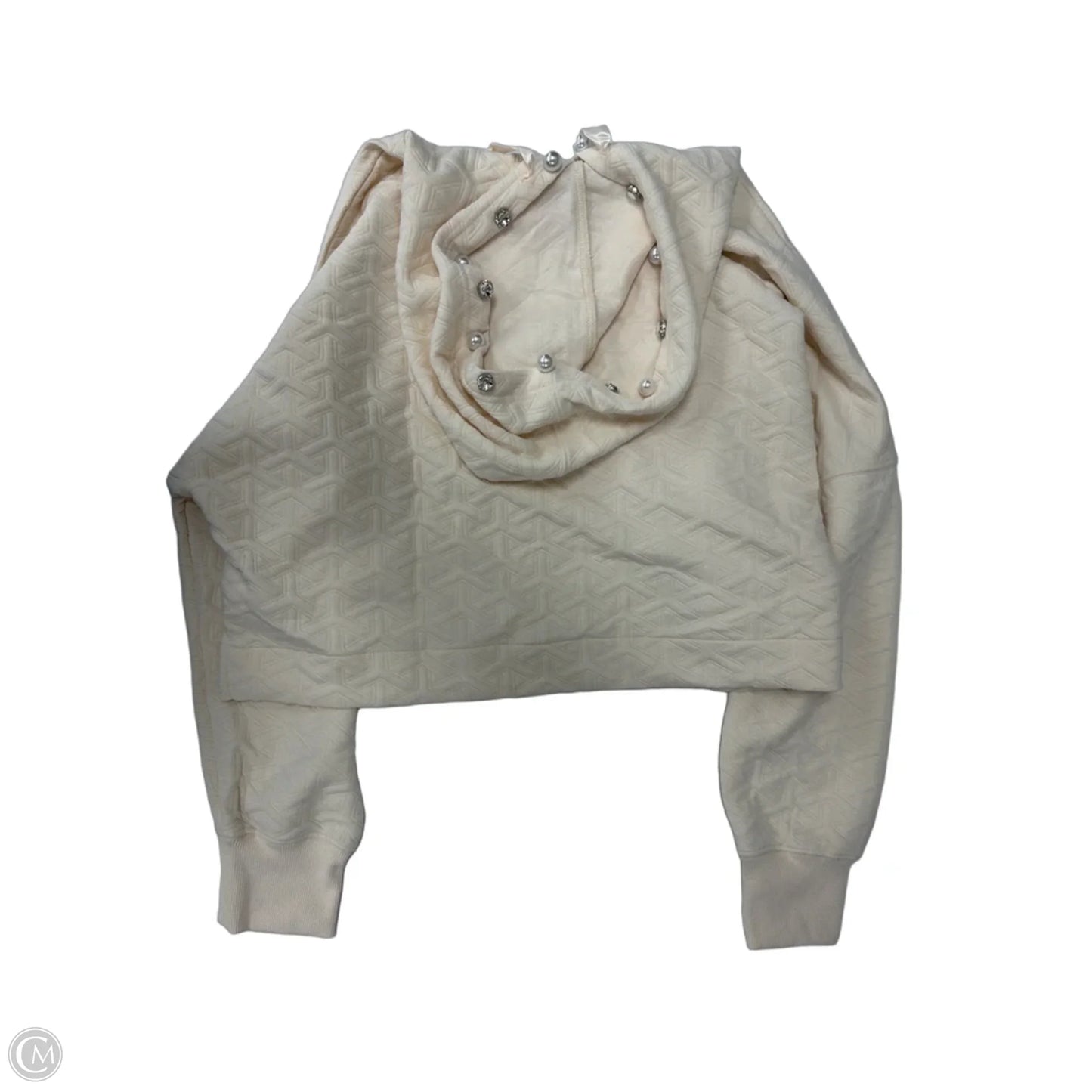 Top Long Sleeve By Simply Southern In Cream, Size: L
