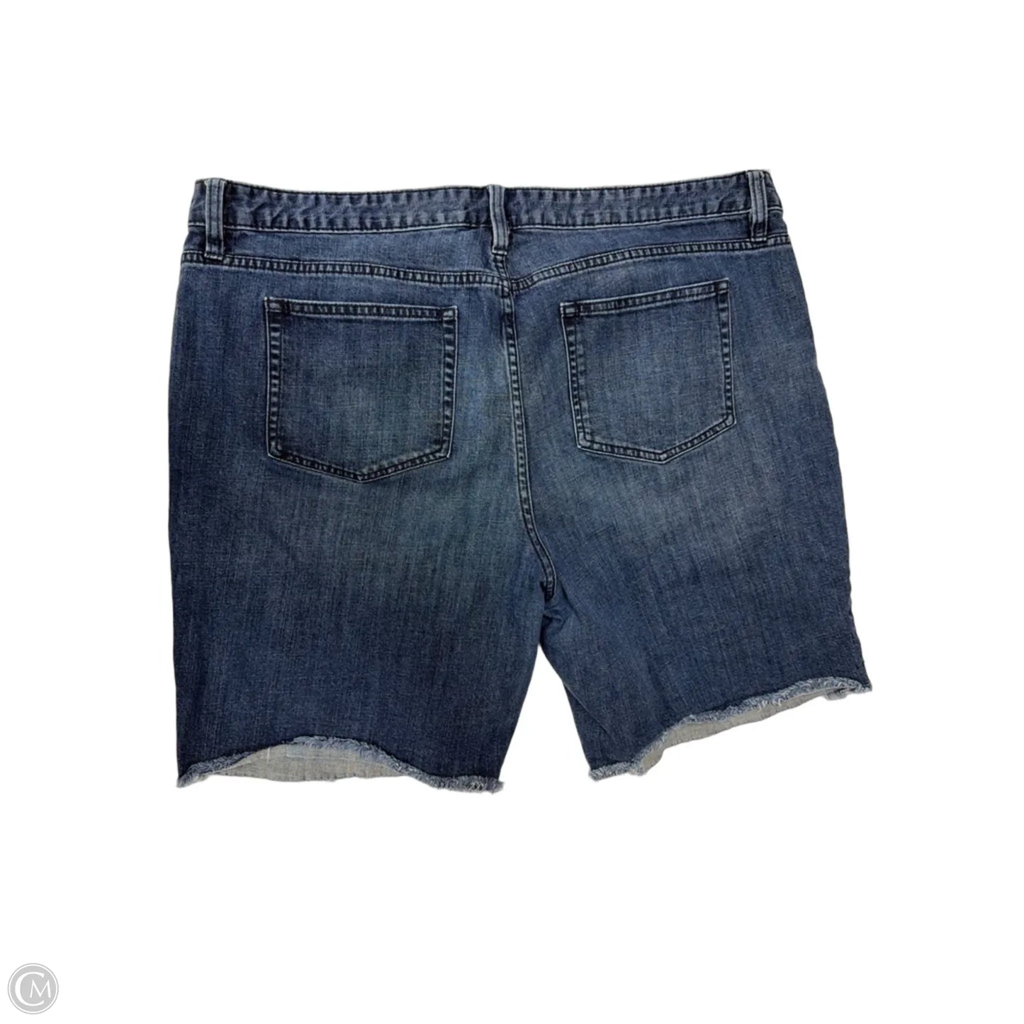 Shorts By Ana In Blue Denim, Size: 18