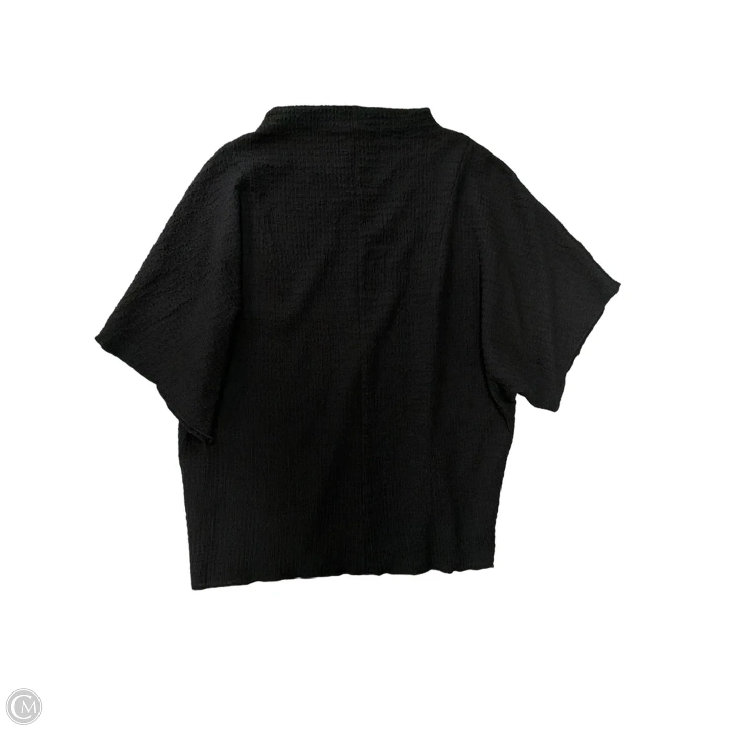 Top Short Sleeve By Vince Camuto In Black, Size: M