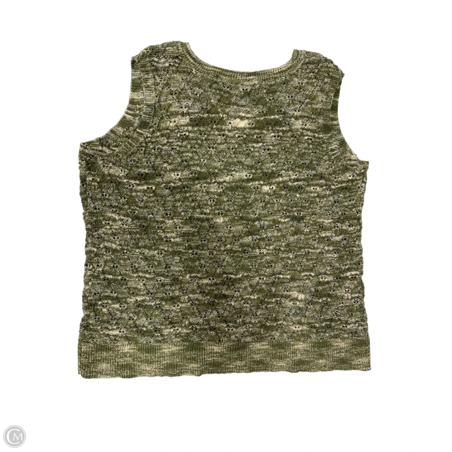 Top Sleeveless By Lane Bryant In Green, Size: 1x