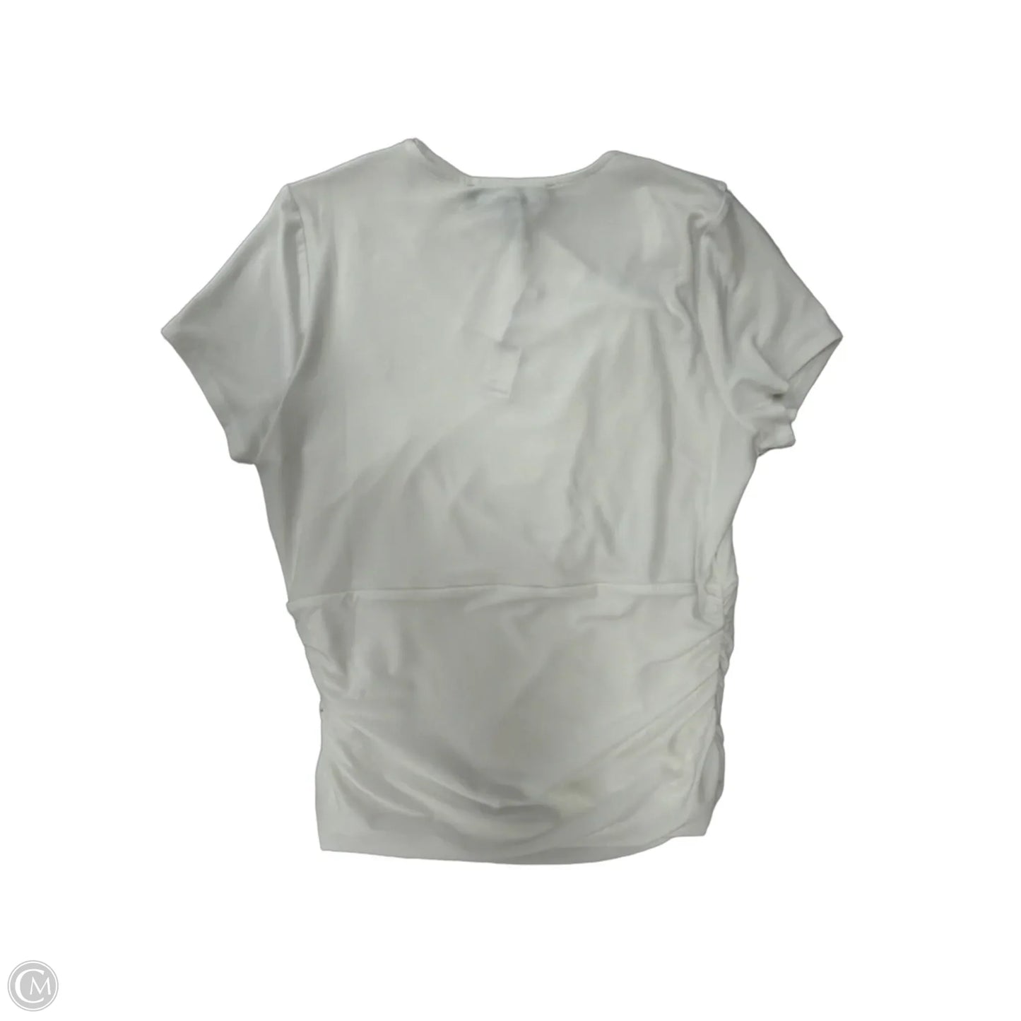 Top Short Sleeve By White House Black Market In White, Size: M