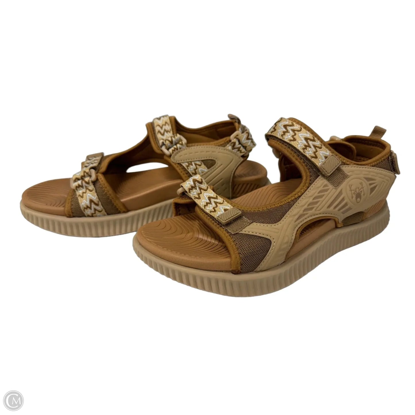 Sandals Sport By Clothes Mentor In Brown, Size: 12