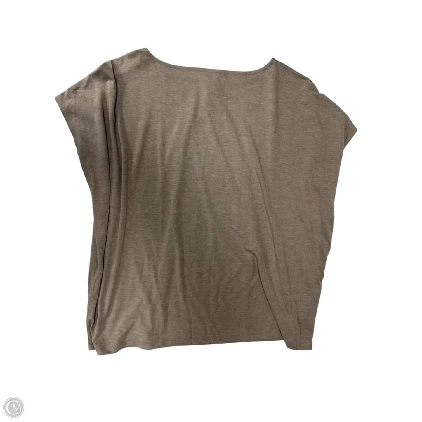 Top Short Sleeve By Ann Taylor In Brown, Size: Xl