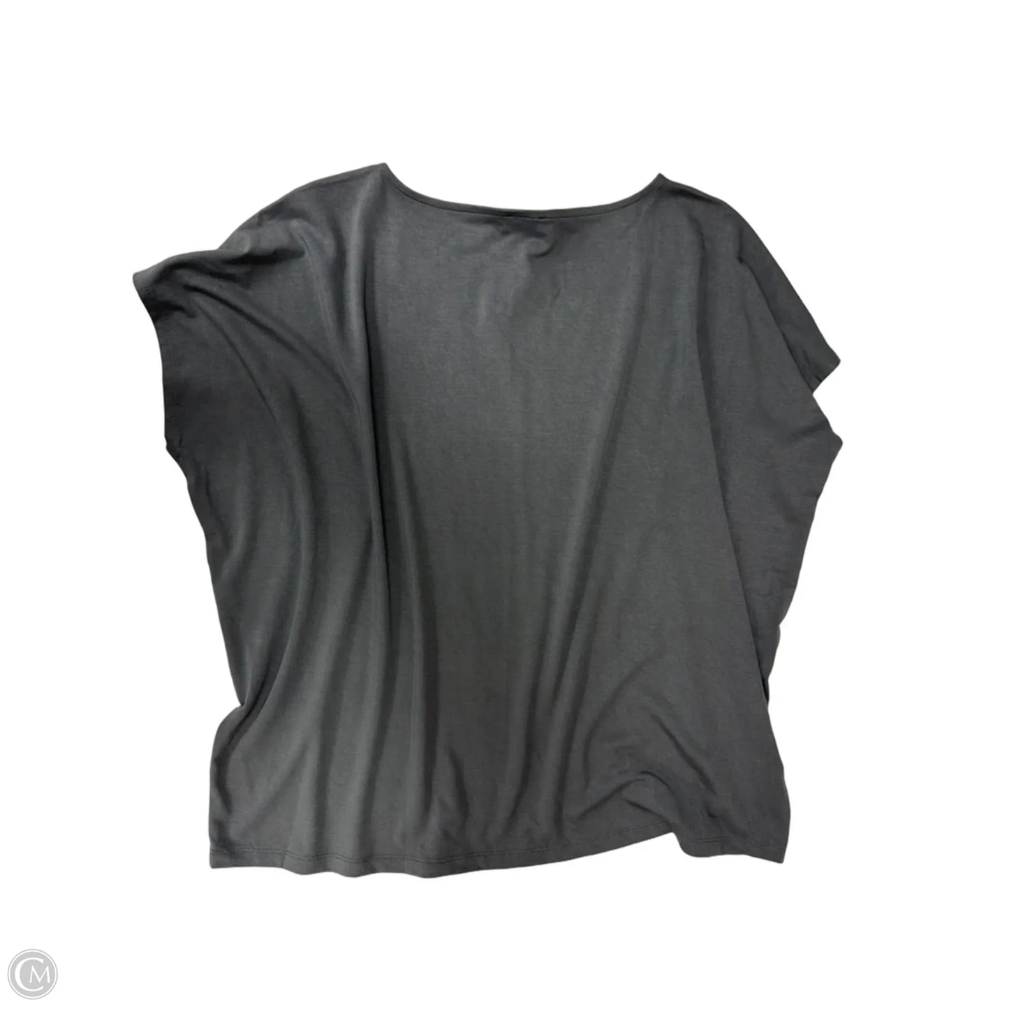 Top Short Sleeve By Ann Taylor In Grey, Size: Xl