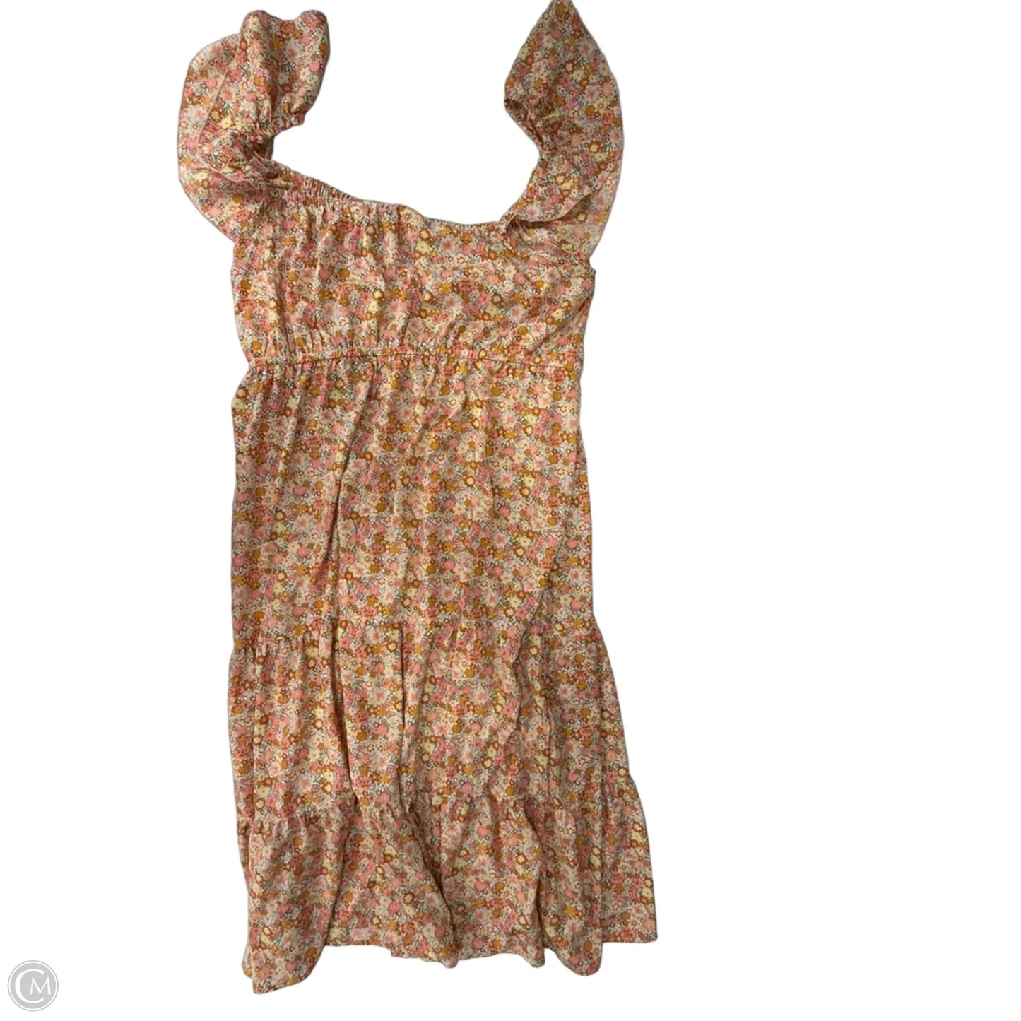 Dress Casual Midi By Indulge In Floral Print, Size: 3x