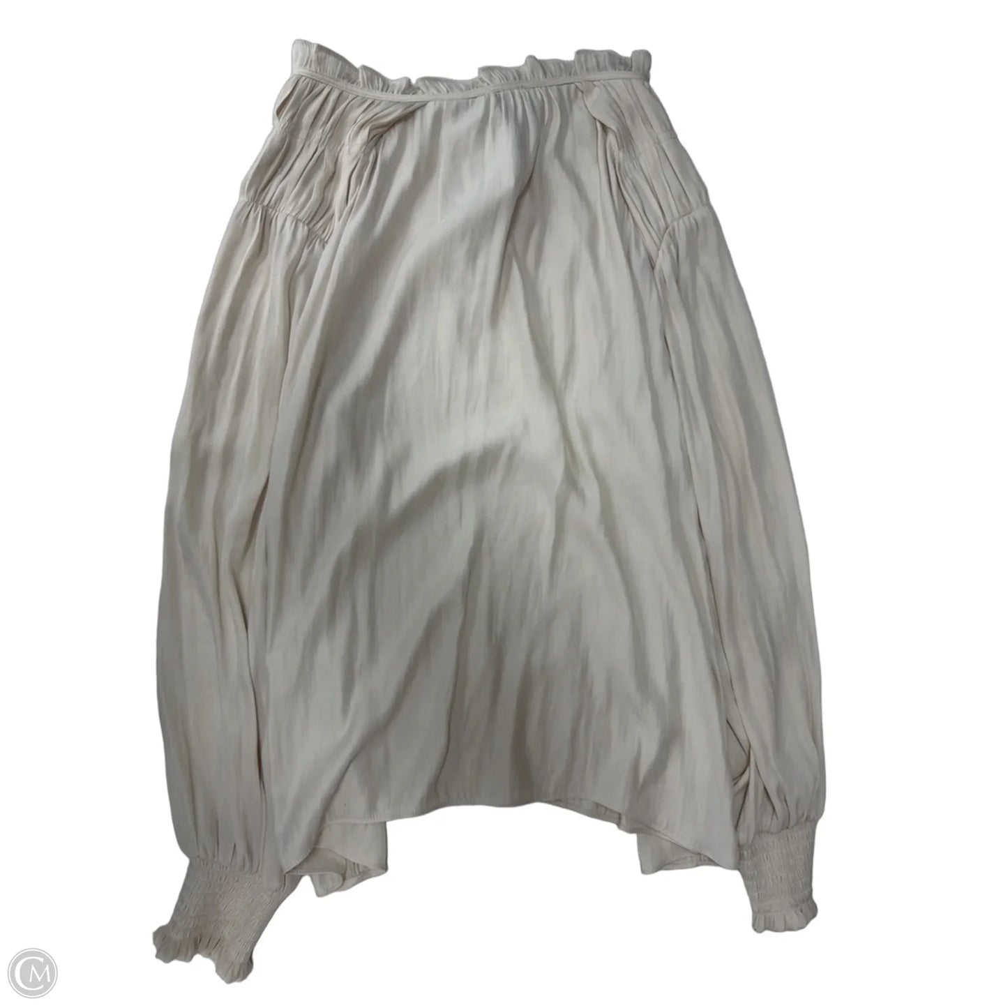 Top Long Sleeve By Joie In Cream, Size: 1x