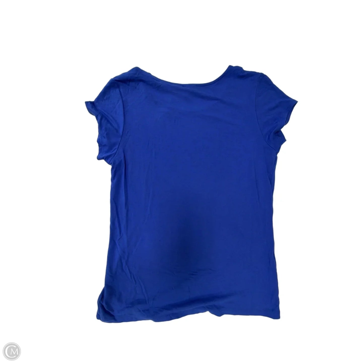Top Short Sleeve Basic By Catherine Malandrino In Blue, Size: M